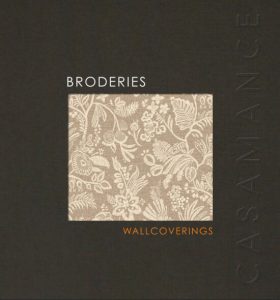 Casamance Broderies Wallpaper collection cover for decorom