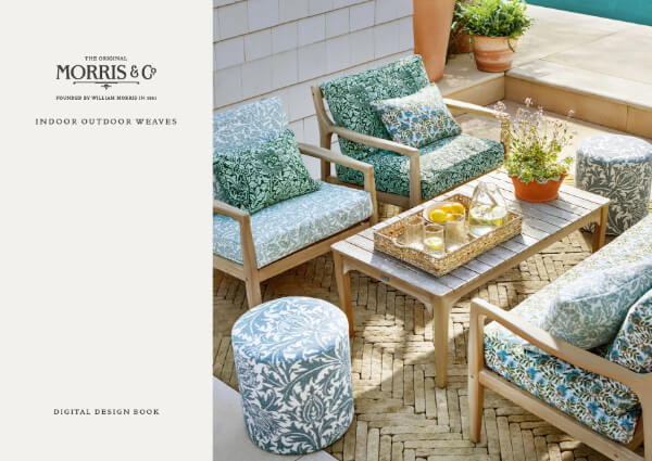 Morris and Co Ourdoor weaves collection for Decorom