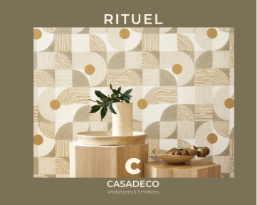 Calm boho chic wallpaper collection with subtle textures.