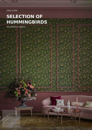 Cole & Son Selection of Hummingbirds - טפטים ובדים מתואמים